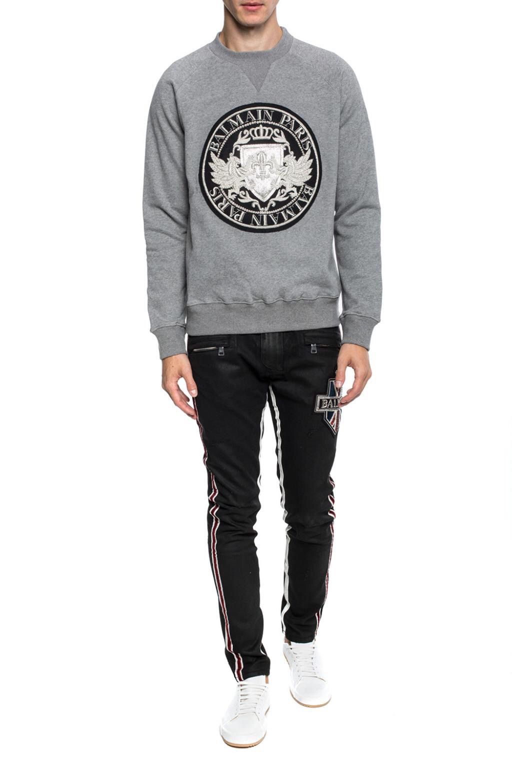 Balmain Balmain medallion sweater with metal detail embroidery Size US M / EU 48-50 / 2 - 2 Thumbnail