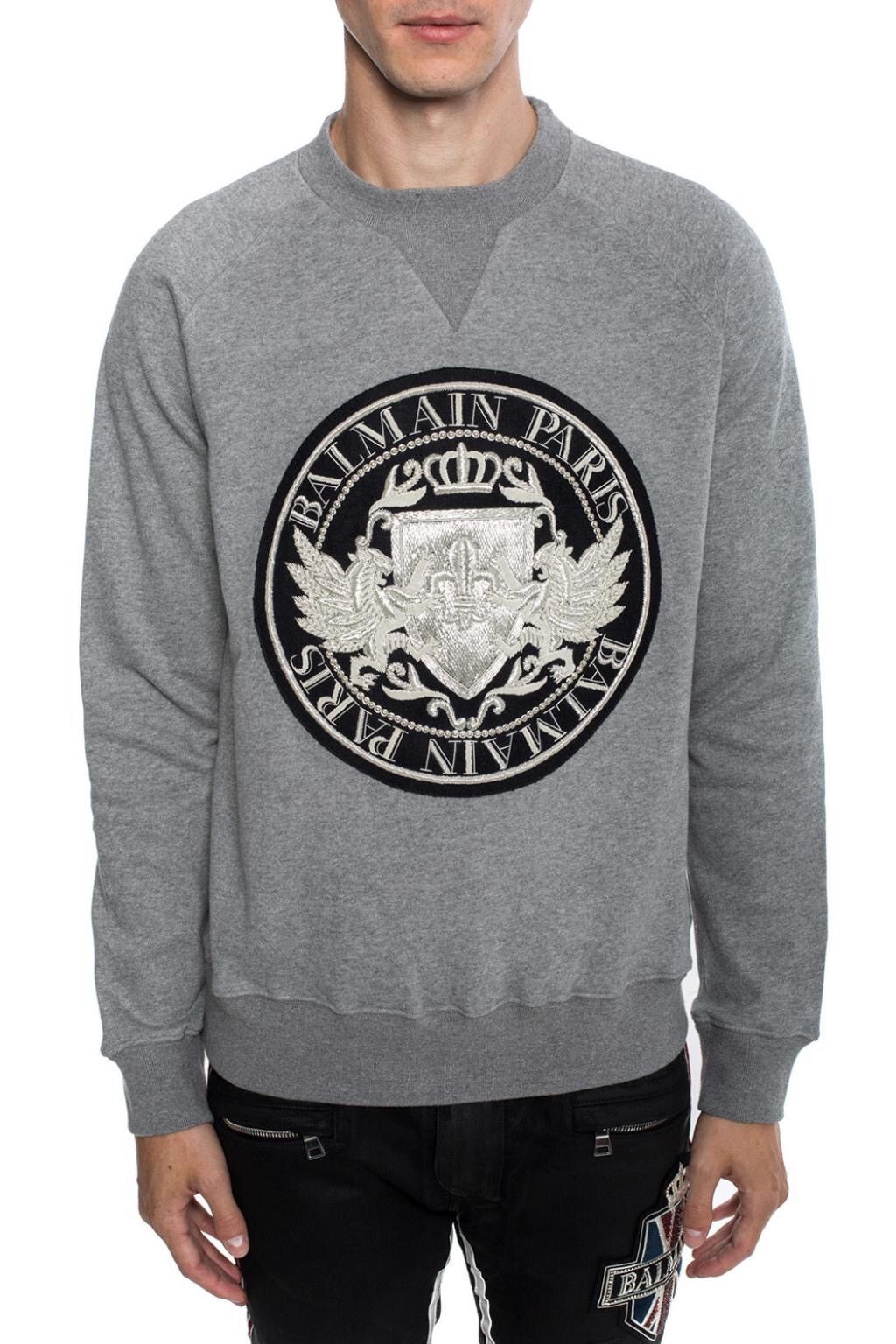 Balmain Balmain medallion sweater with metal detail embroidery Size US M / EU 48-50 / 2 - 1 Thumbnail