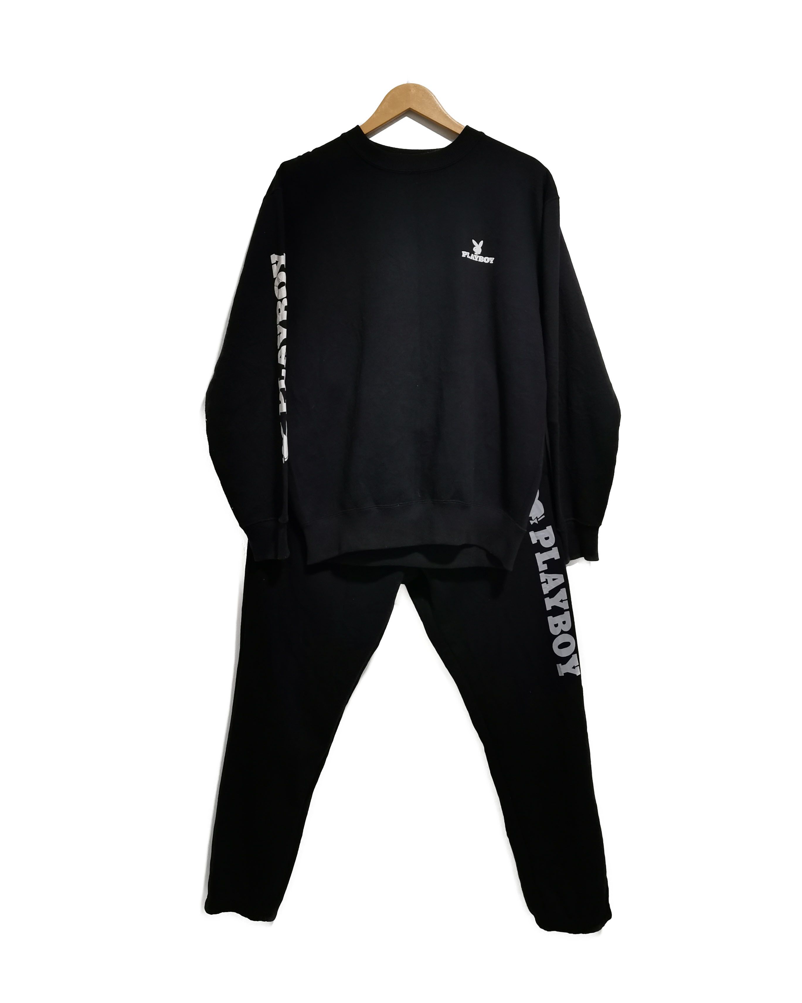 Japanese Brand × Playboy × Vintage Playboy Big Bunny Head Embroider Tracksuit Size US L / EU 52-54 / 3 - 1 Thumbnail