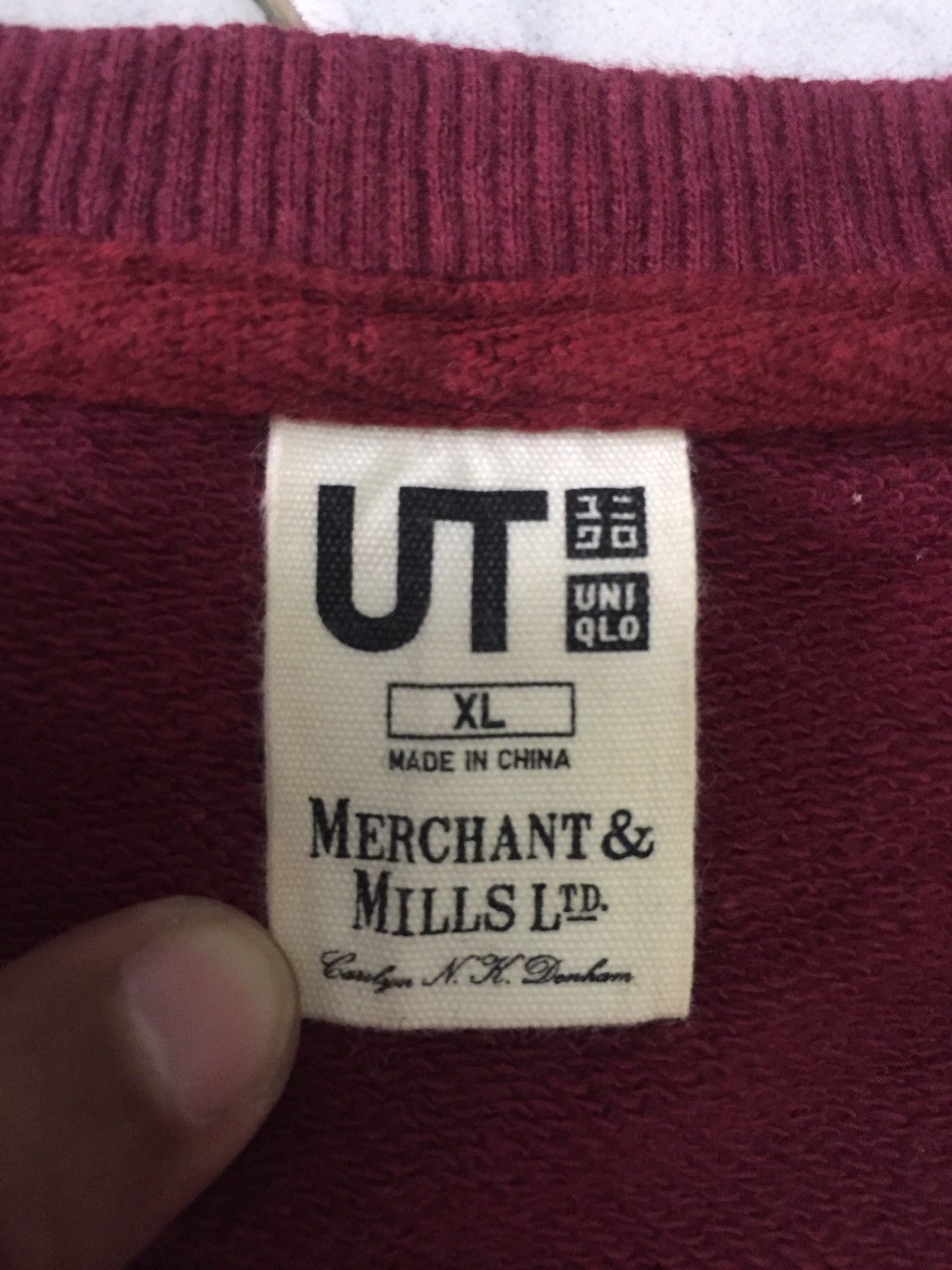 DENHAM Uniqlo X Merchant & Mills Ltd Studio Scissors Sweatshirt Size US XL / EU 56 / 4 - 12 Thumbnail