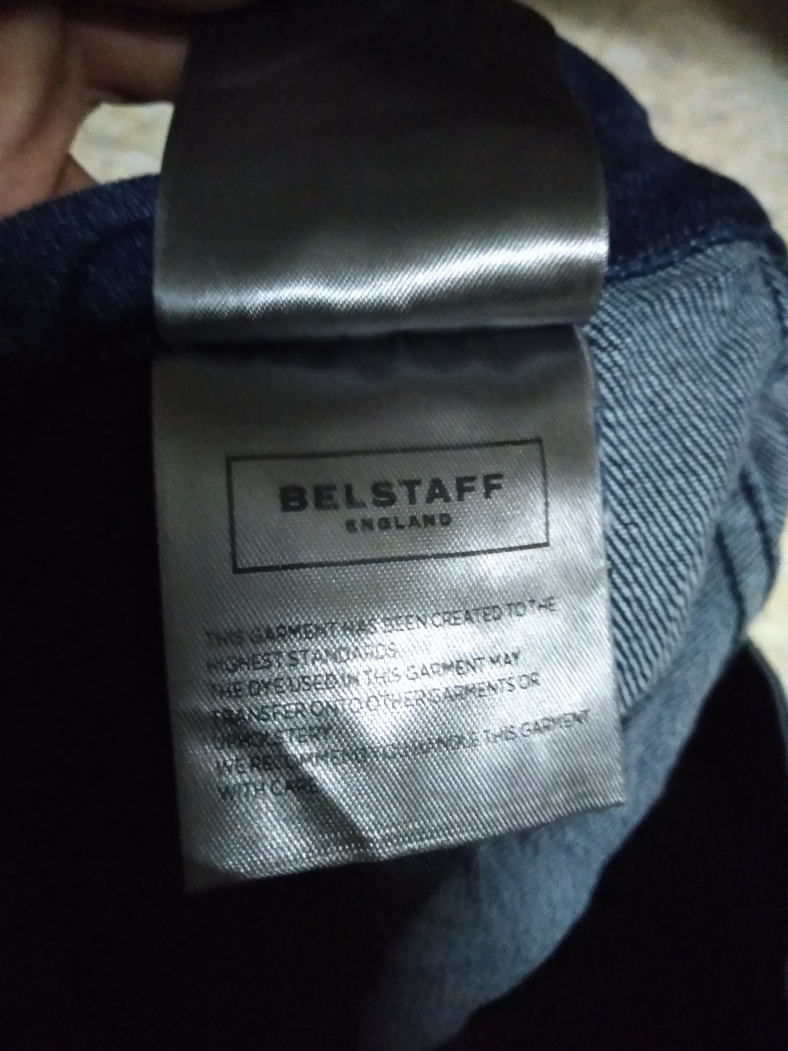 Belstaff Wax Biker Denim