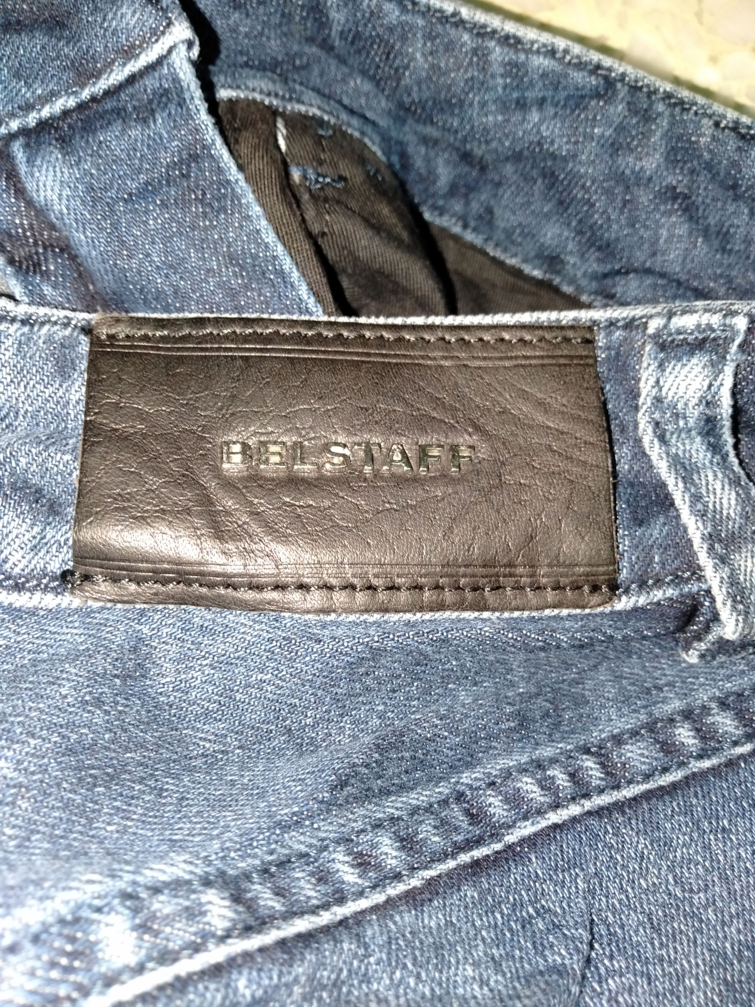 Belstaff Wax Biker Denim