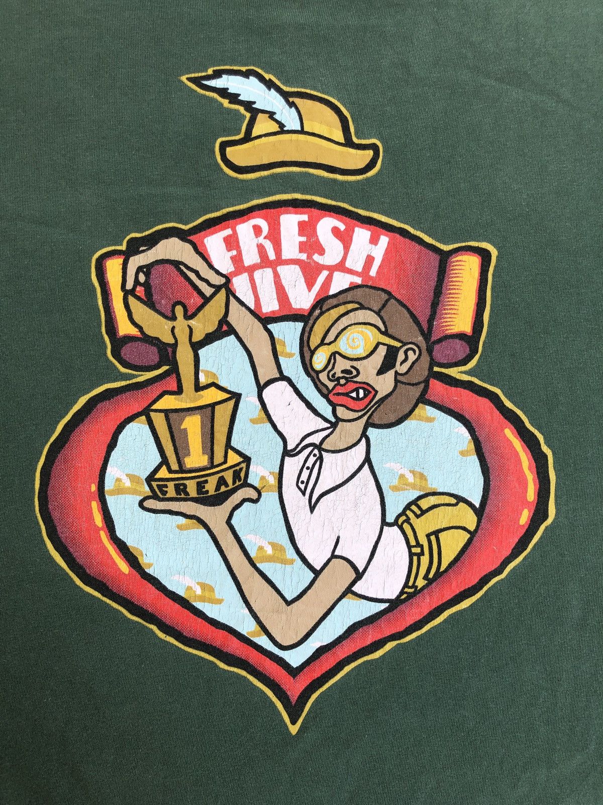 Freshjive Rare Vintage Freshjive Raw Vibes Tshirts Size US XL / EU 56 / 4 - 8 Thumbnail