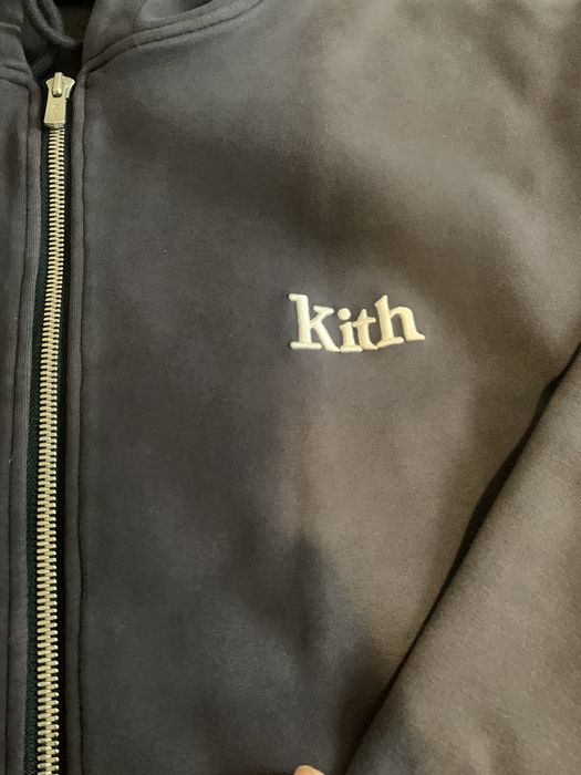 Kith Kith Compact Knit Williams III Zip Up Hoodie sz M | Grailed