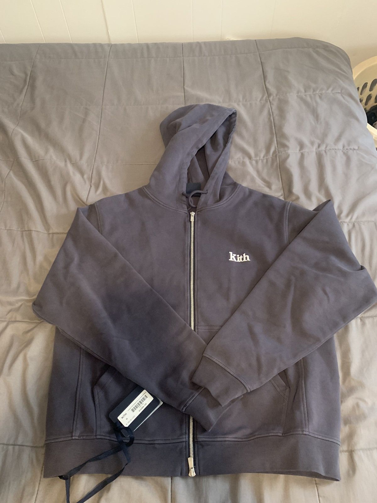 Kith Kith Compact Knit Williams III Zip Up Hoodie sz M Grailed