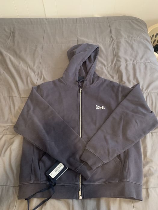 Kith Kith Compact Knit Williams III Zip Up Hoodie sz M | Grailed