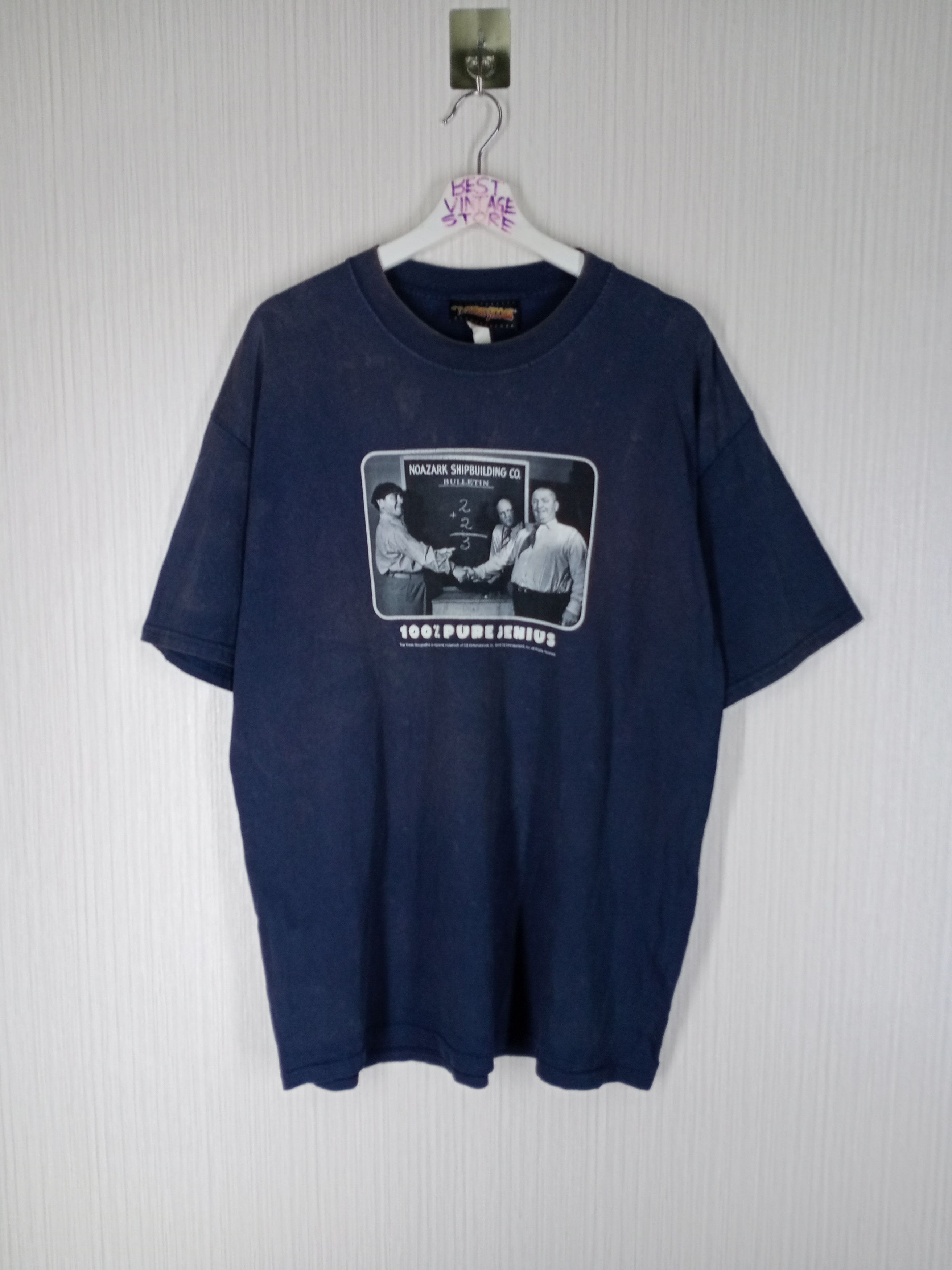 Vintage Vintage The Three Stooges Comedy Movie 3 Stooges tee shirt Size US L / EU 52-54 / 3 - 1 Thumbnail