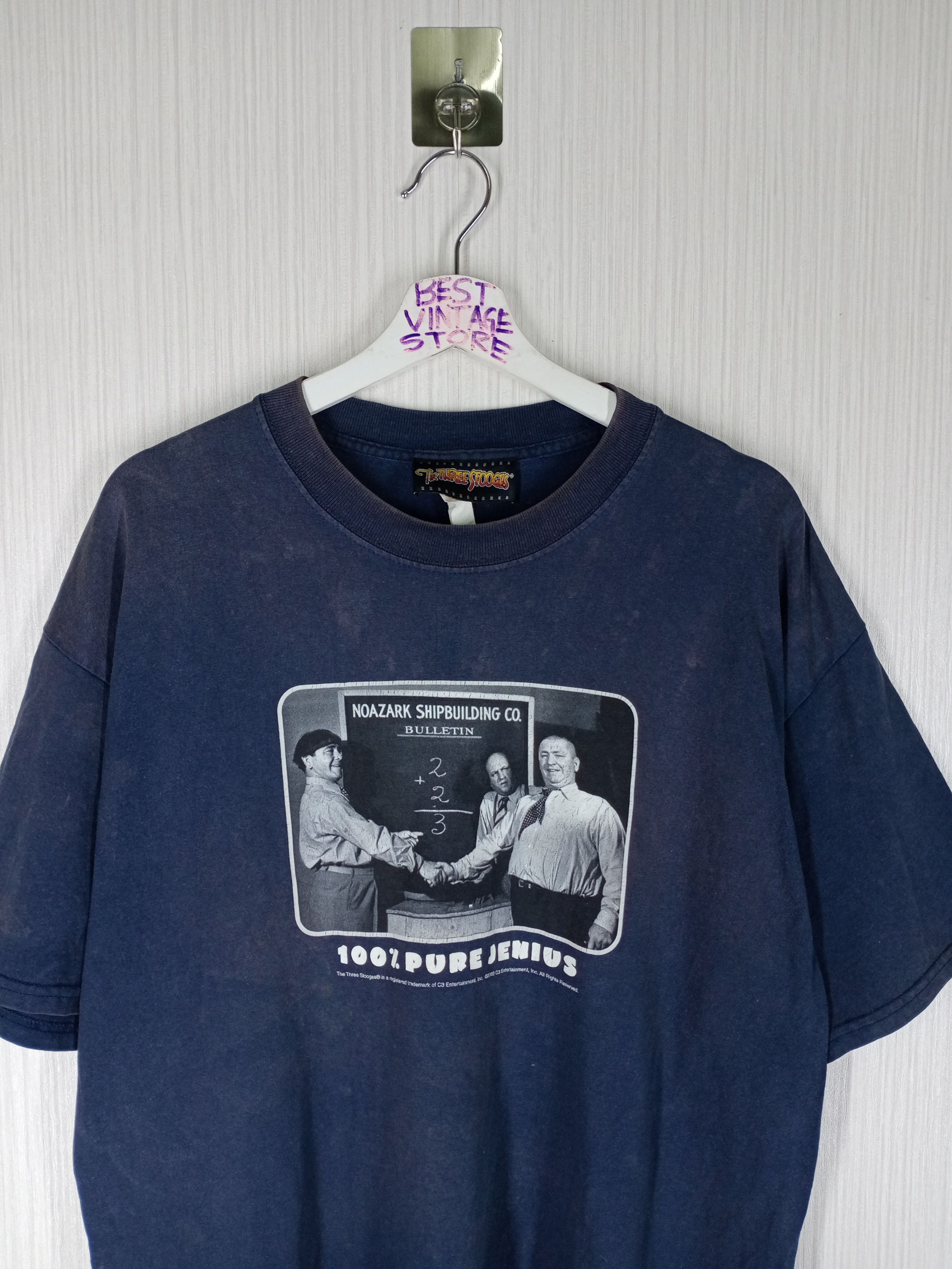 Vintage Vintage The Three Stooges Comedy Movie 3 Stooges tee shirt Size US L / EU 52-54 / 3 - 5 Thumbnail