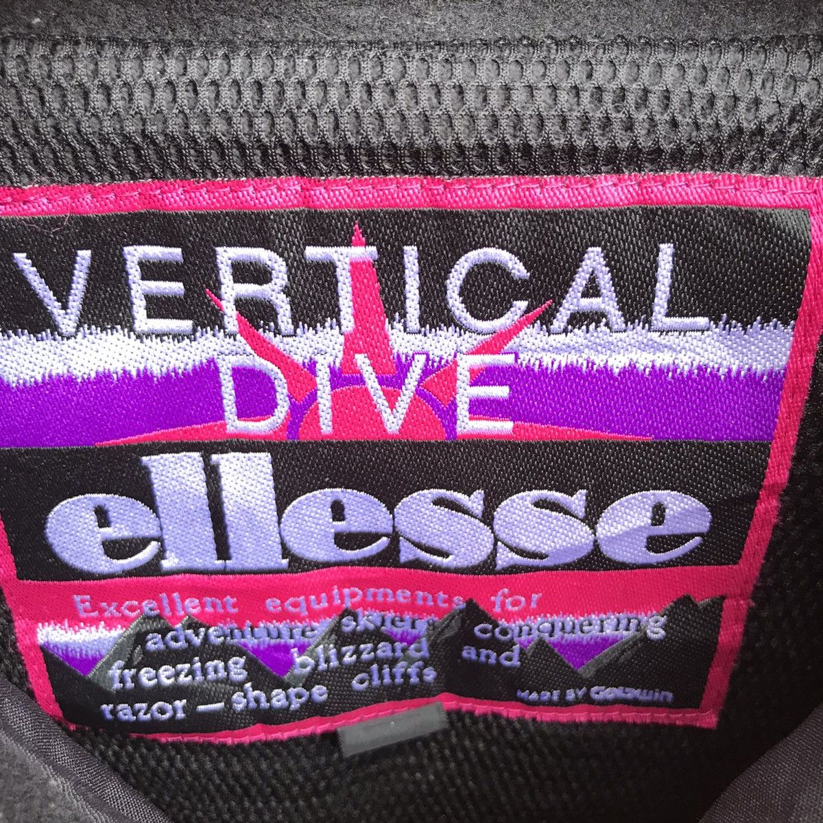 Ellesse Vintage 90s ELLESSE ski winter down jacket rare colour Size US L / EU 52-54 / 3 - 5 Thumbnail