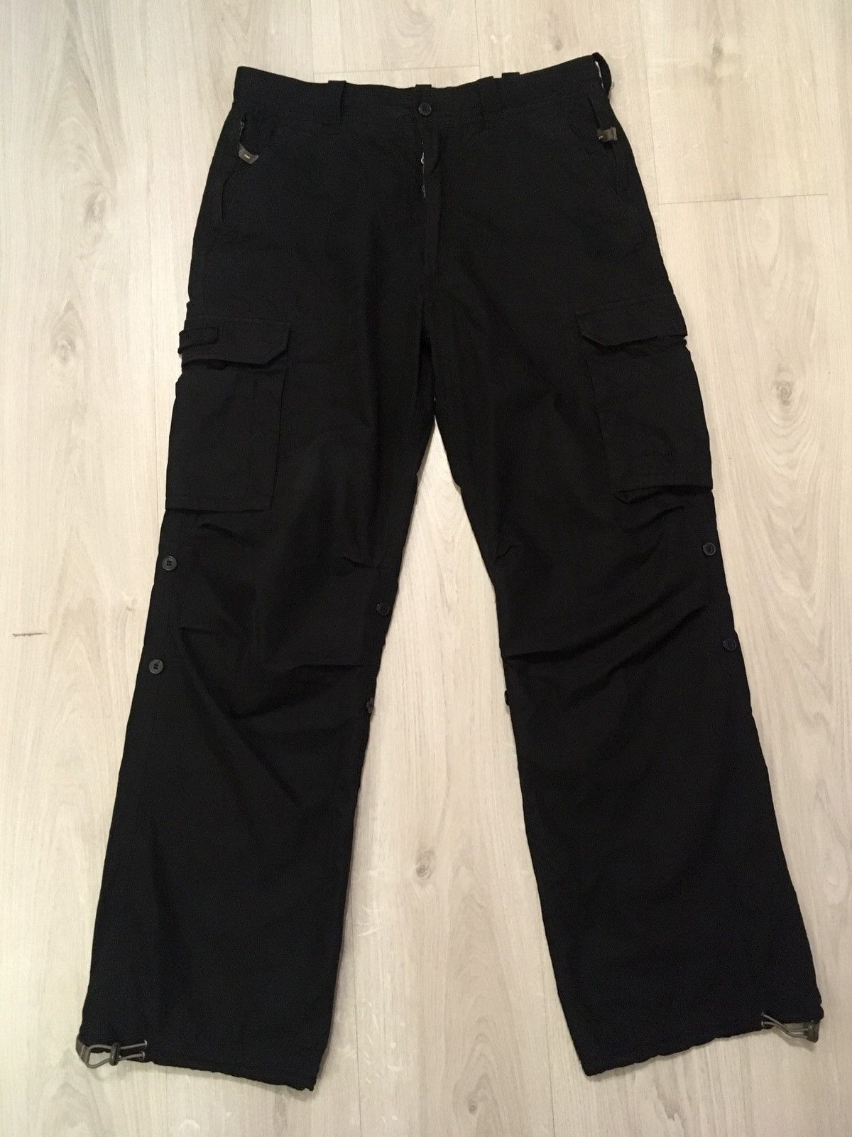 Schott × Vintage Schott NYC Cargoes Black Pants Size US 32 / EU 48 - 1 Thumbnail