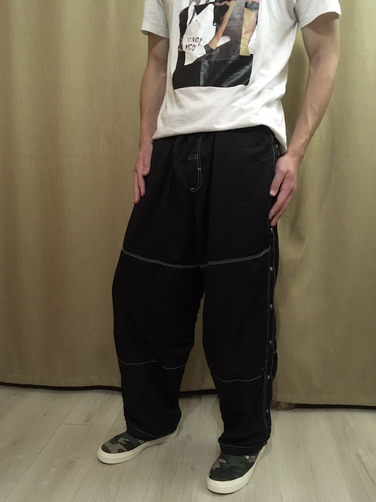 Nike × Vintage Nike Vintage 90s Baggy Pants Size US 36 / EU 52 - 2 Thumbnail