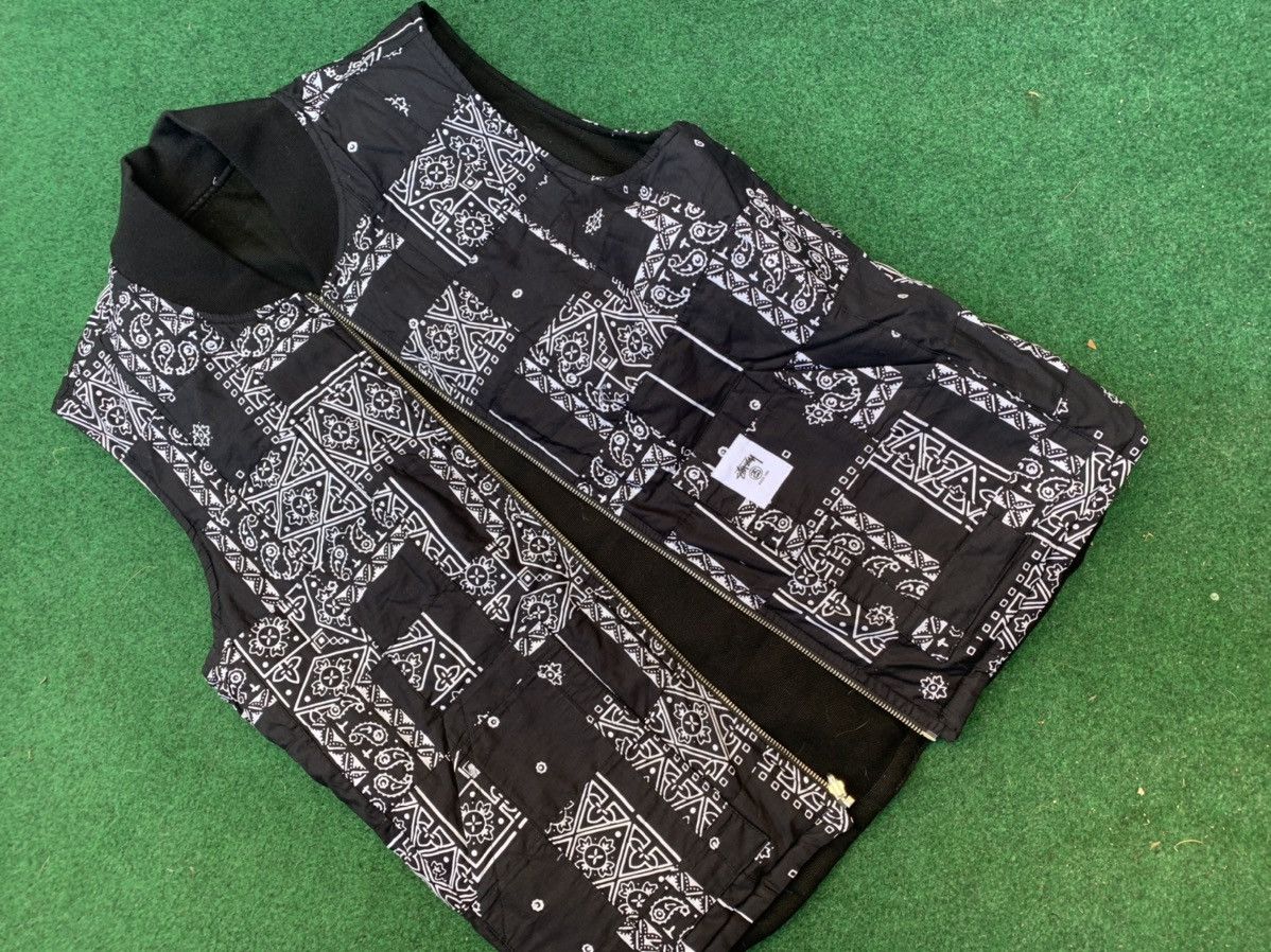 Vintage stussy reversible work vest WIP