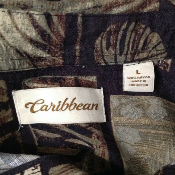 Caribbean Caribbean Hawaiian Tropical Men's Shirt Size US L / EU 52-54 / 3 - 4 Preview