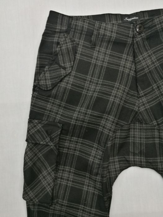 Vintage 🔥 Cargo Pants Japanese Checkered Design Multi Pocket Pant | Grailed