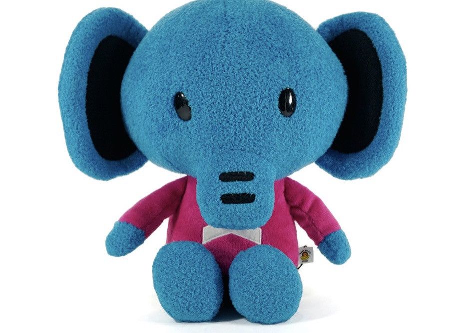 BAPE Milo & Friends Eleph the Elephant 35cm Blue