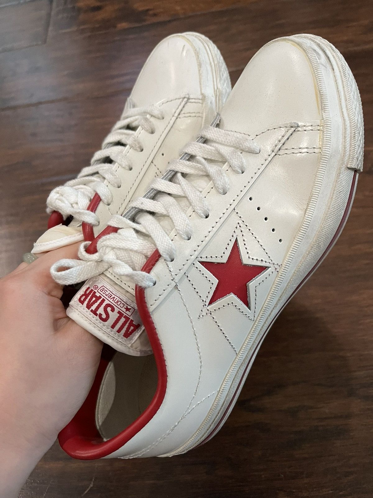 Converse one star j leather best sale