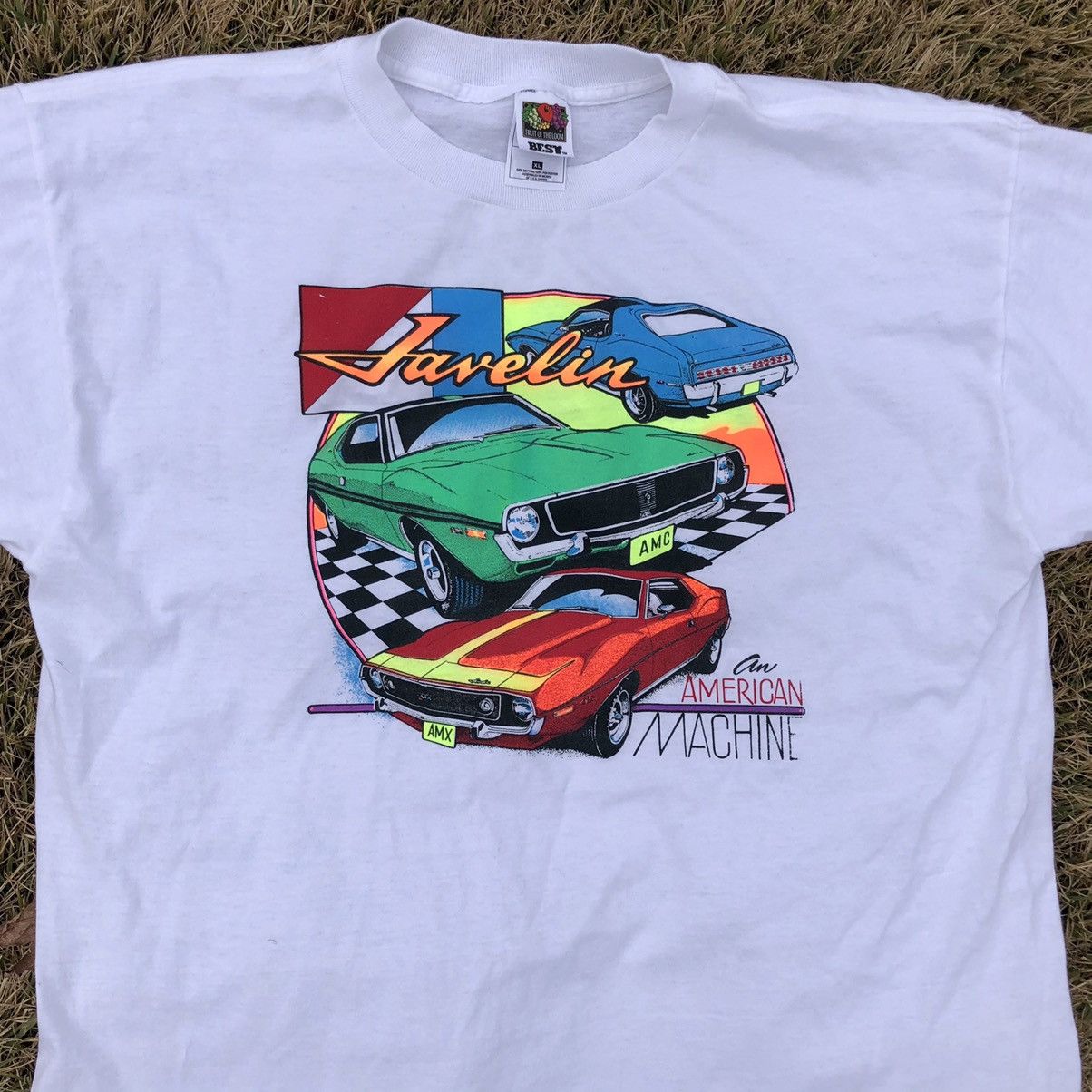 Vintage Vintage 90s AMC Javelin Shirt Racing Hot Rod Car Dodge Chevy ...