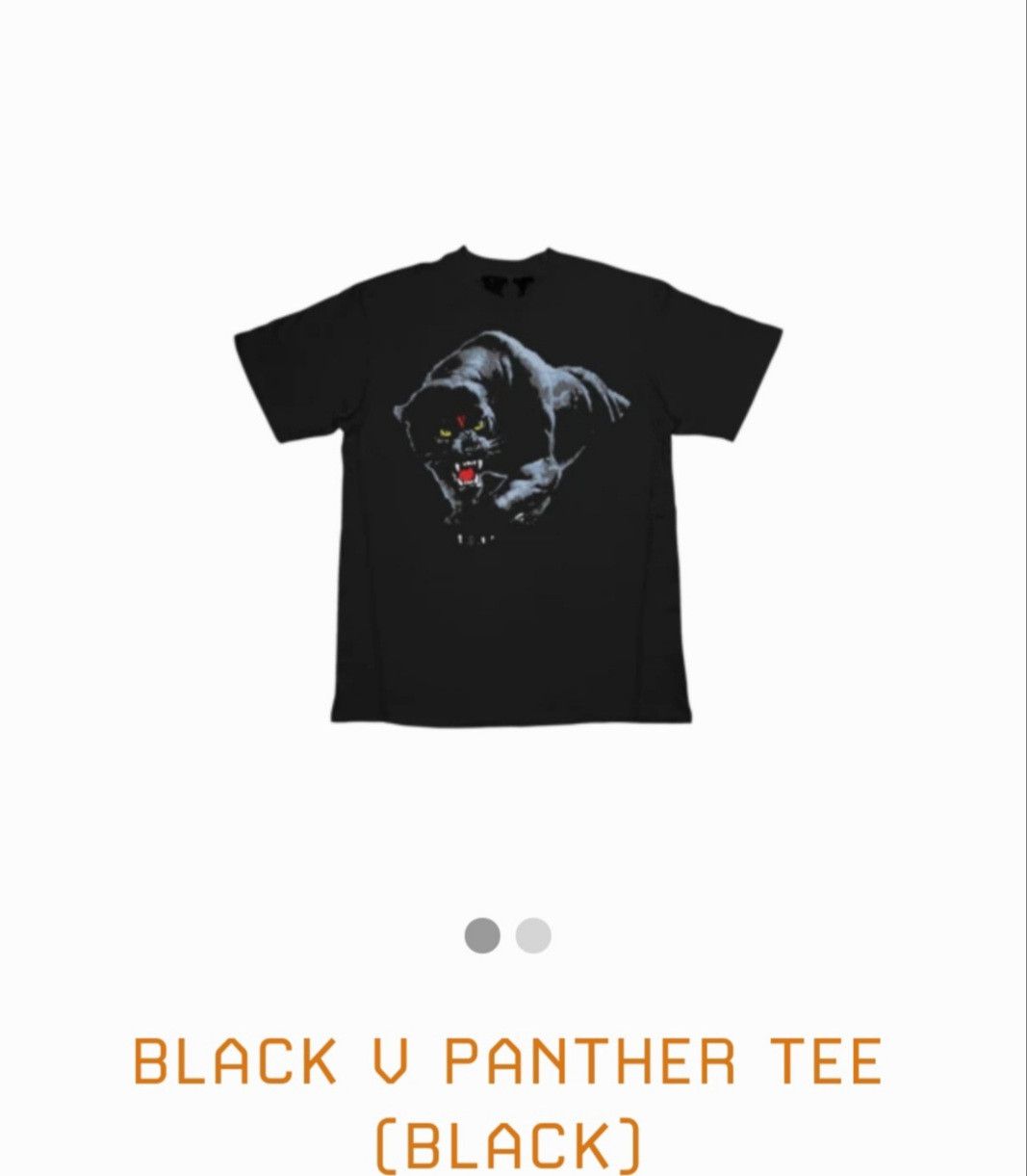 VLONE BLACK PANTHER TEE BLACK (IN HAND)