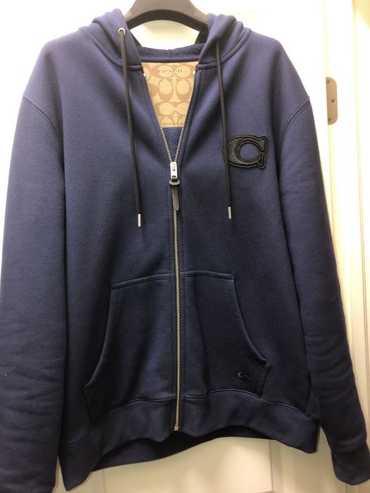 Coach Varsity C Zip Up Hoodie Grailed