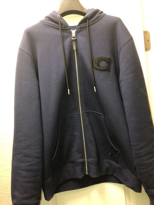 Coach Varsity C Zip Up Hoodie Grailed