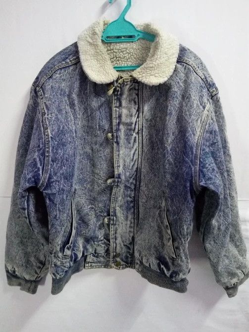 Designer × Japanese Brand × Vintage Vintage Jacket Jeans Wool Sheep Inside Heavy Jacket Size US L / EU 52-54 / 3 - 7 Thumbnail