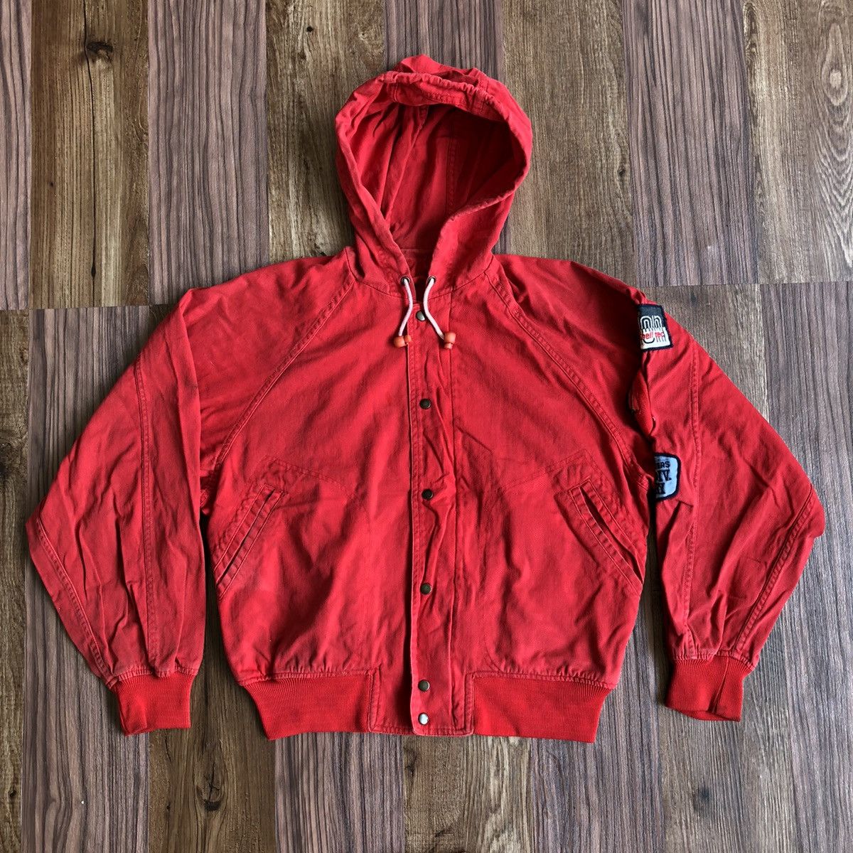 Vintage Godspeed Racing Hooded Bomber Jacket Inspired Issey Size US M / EU 48-50 / 2 - 7 Thumbnail