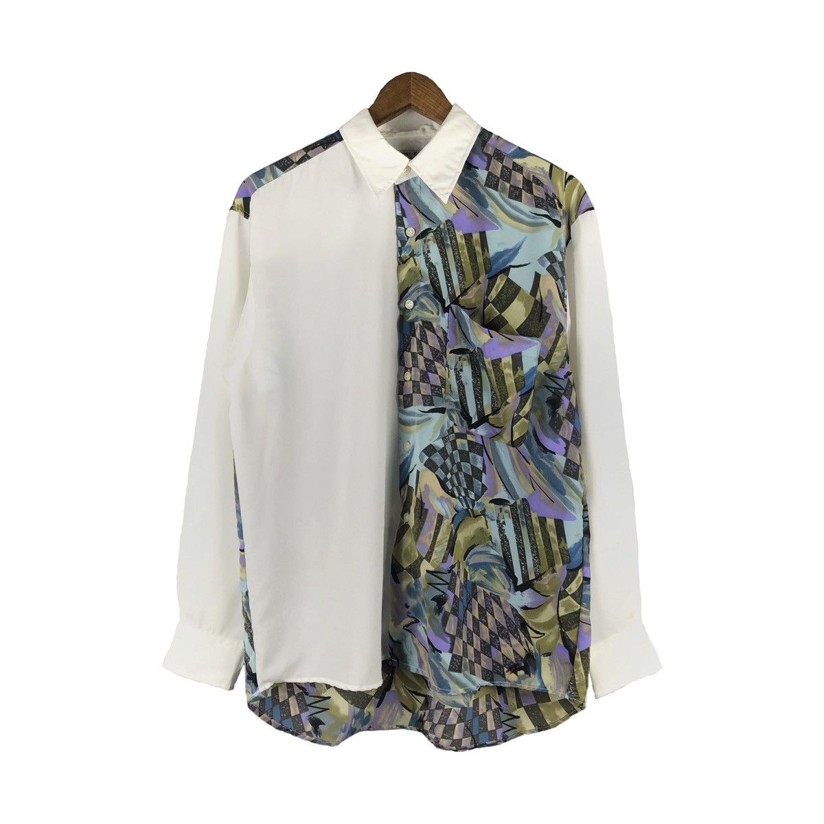 Vintage Studio Canal Art Design Silk Shirt