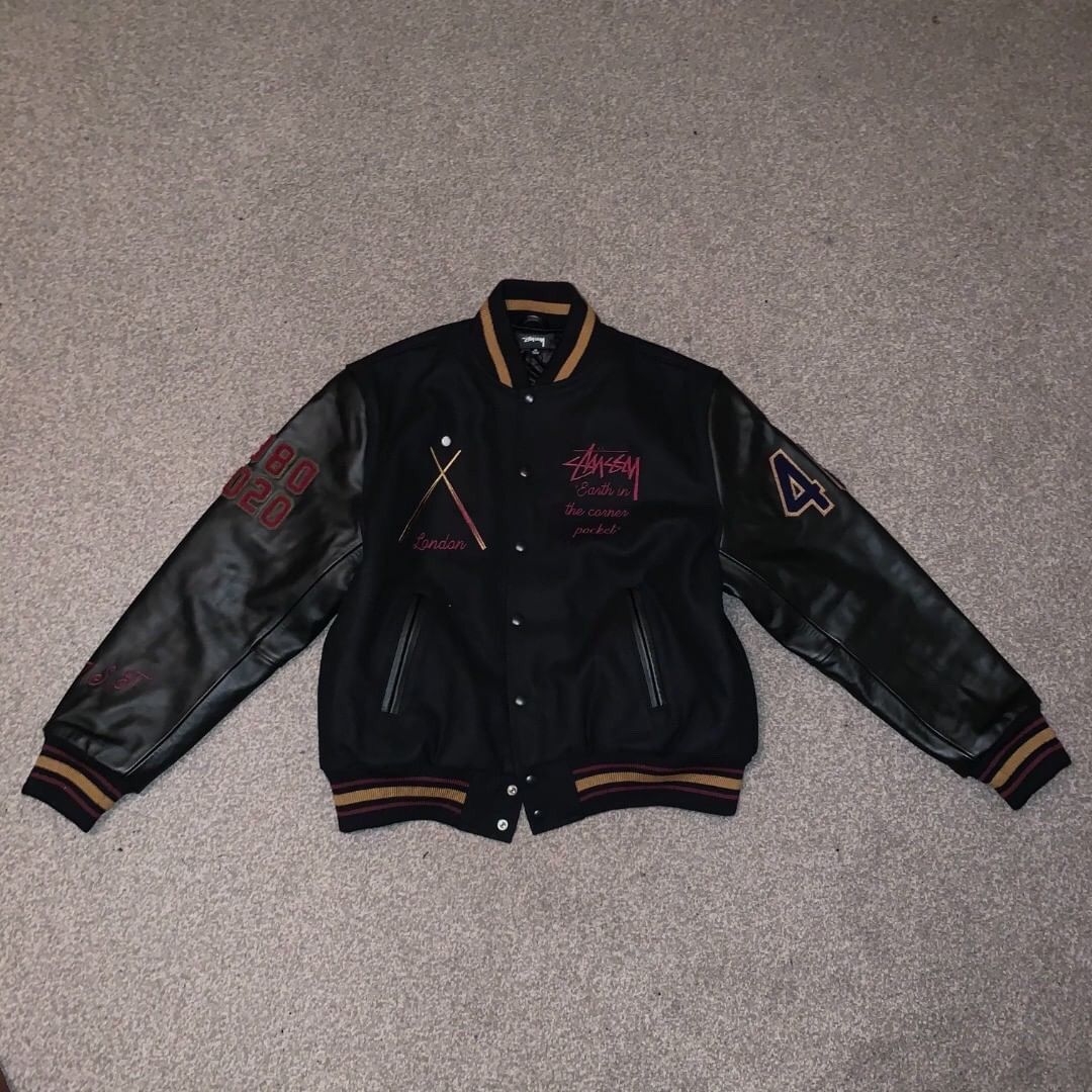 Stussy Stussy 40th Anniversary Varsity Jacket London chapter