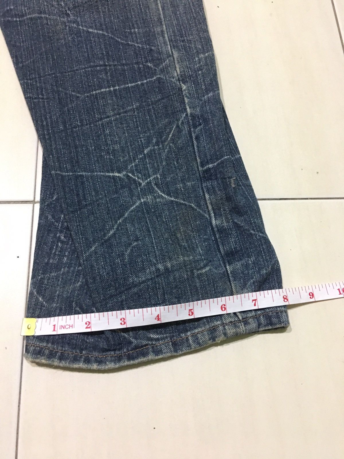 Japanese Brand Explosion by Dominate Handcraft Double Waist Jeans Size US 34 / EU 50 - 14 Thumbnail
