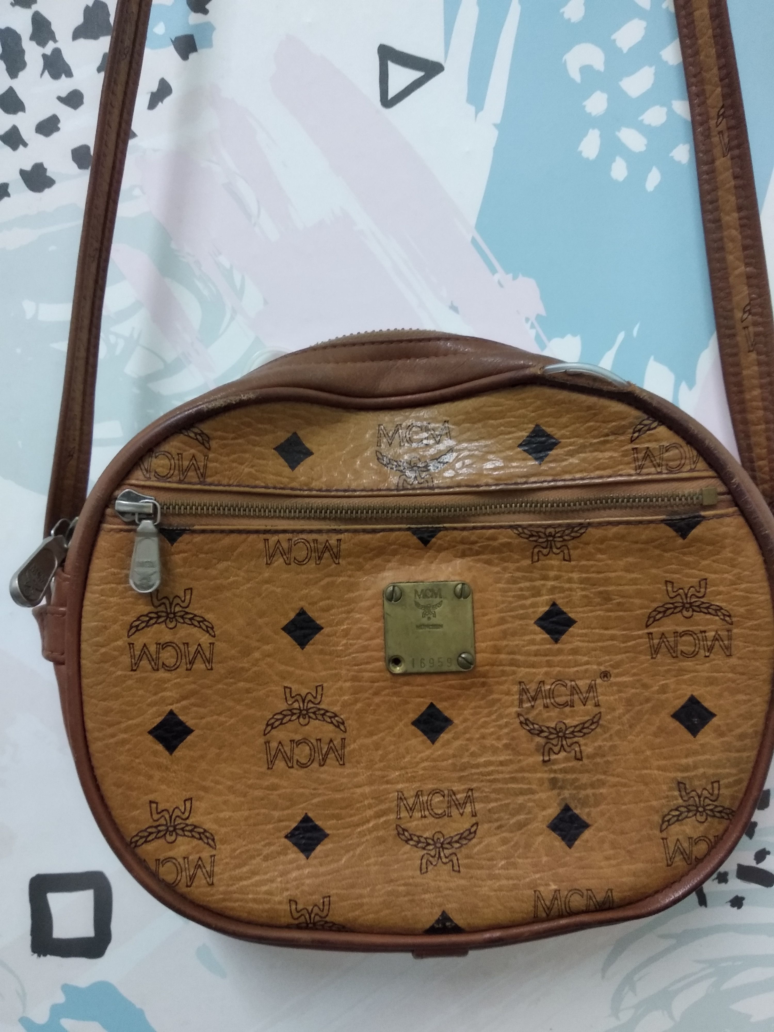 MCM MCM Monogram Sling Bag Size ONE SIZE - 4 Thumbnail