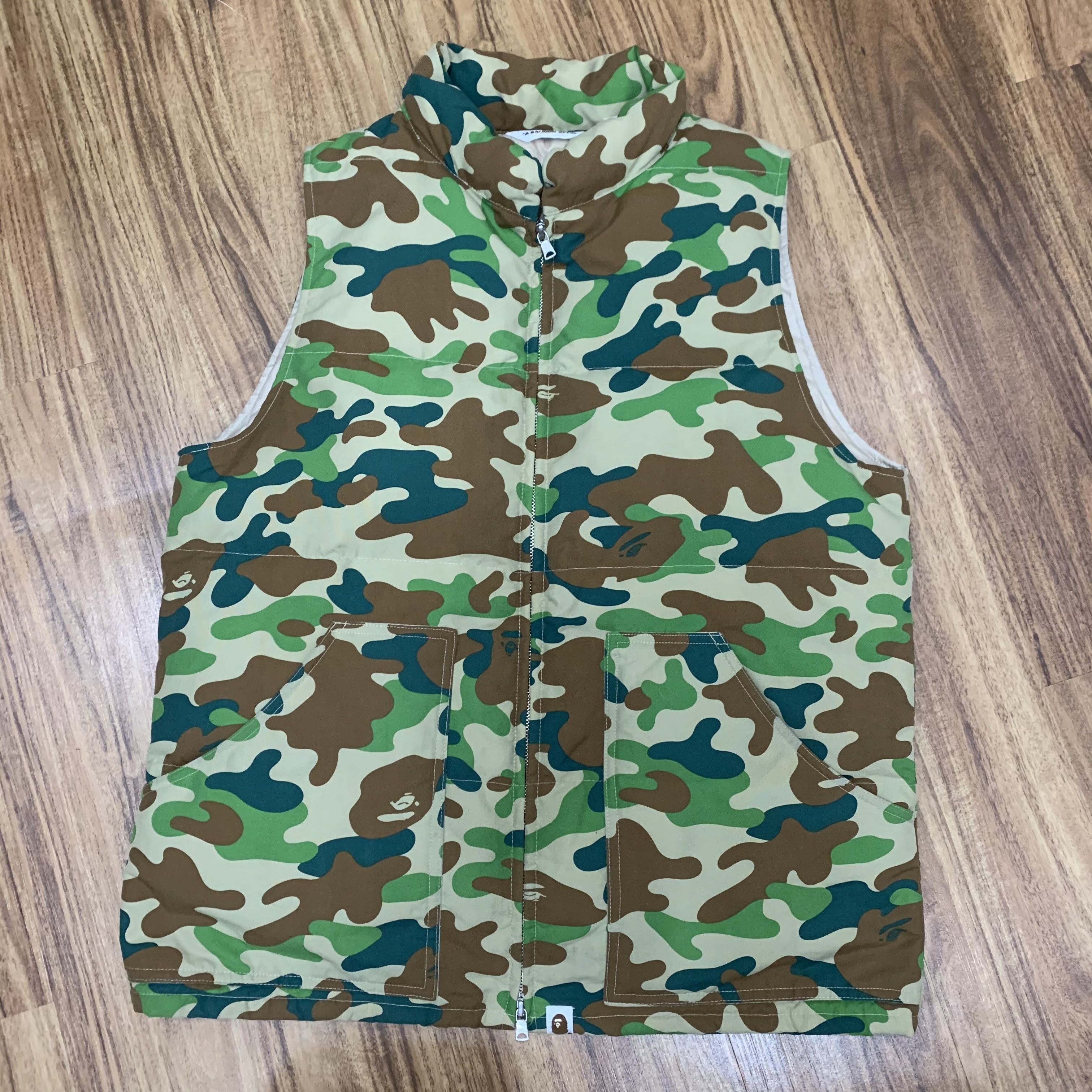 Bape 1st Camo Down Vest Size US L / EU 52-54 / 3 - 2 Thumbnail