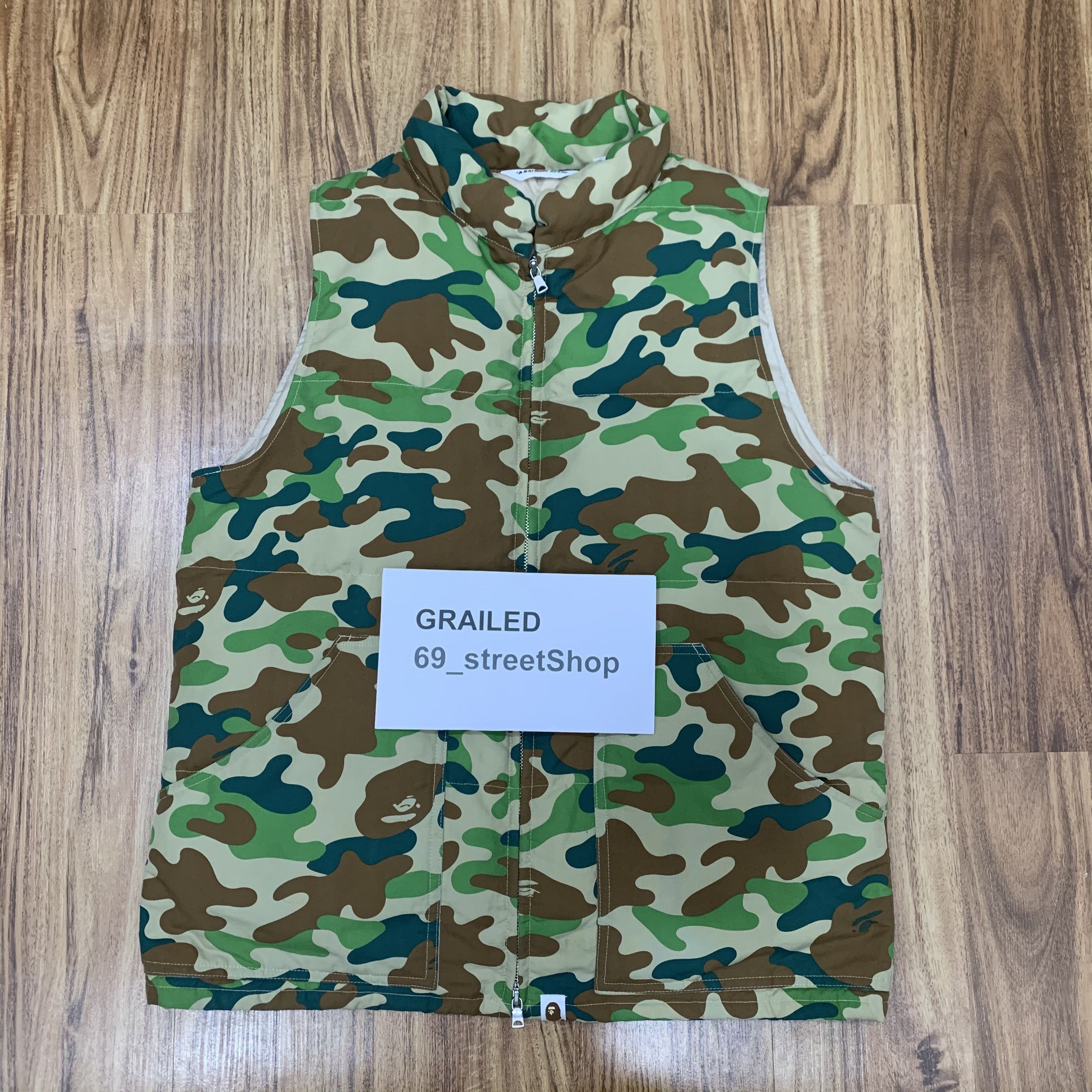 Bape 1st Camo Down Vest Size US L / EU 52-54 / 3 - 1 Thumbnail