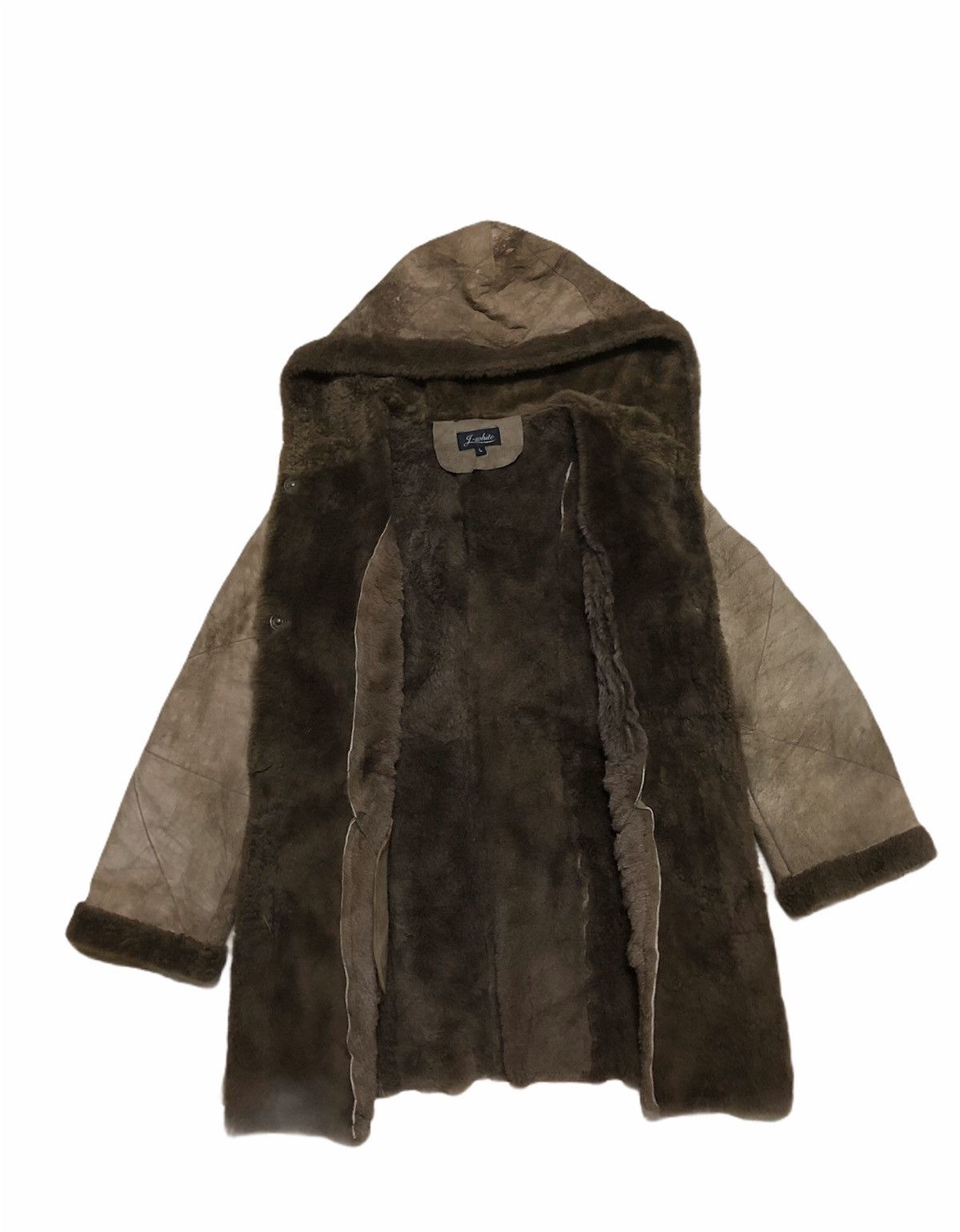 Branded Leather × Japanese Brand Vintage Japan Moleskin Faux Fur Leather Patch Jacket Size US S / EU 44-46 / 1 - 2 Thumbnail