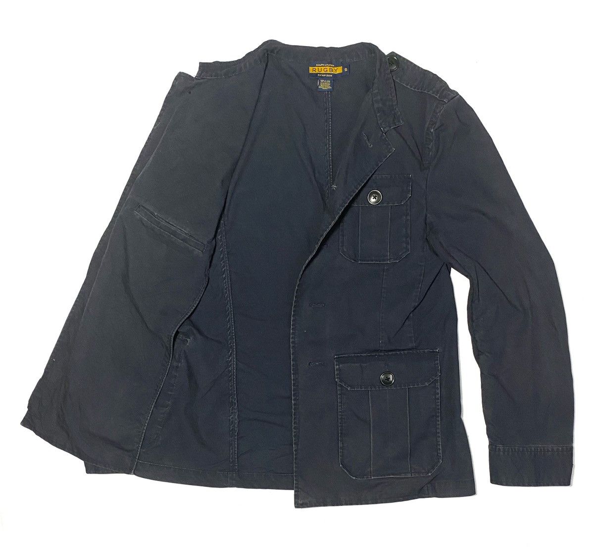 Ralph Lauren × Vintage Vintage Ralph Laurent Rugby Workers Shirt/Jacket Size US S / EU 44-46 / 1 - 1 Thumbnail