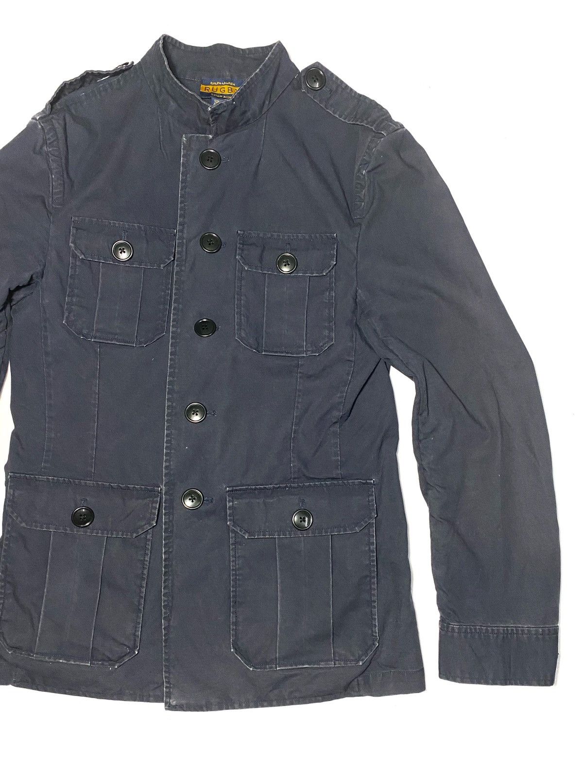 Ralph Lauren × Vintage Vintage Ralph Laurent Rugby Workers Shirt/Jacket Size US S / EU 44-46 / 1 - 4 Thumbnail