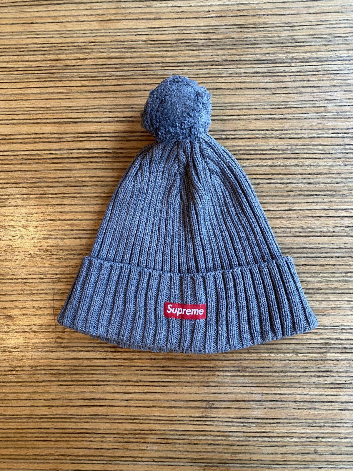 Supreme DS Supreme Crochet Beanie Heather Grey | Grailed