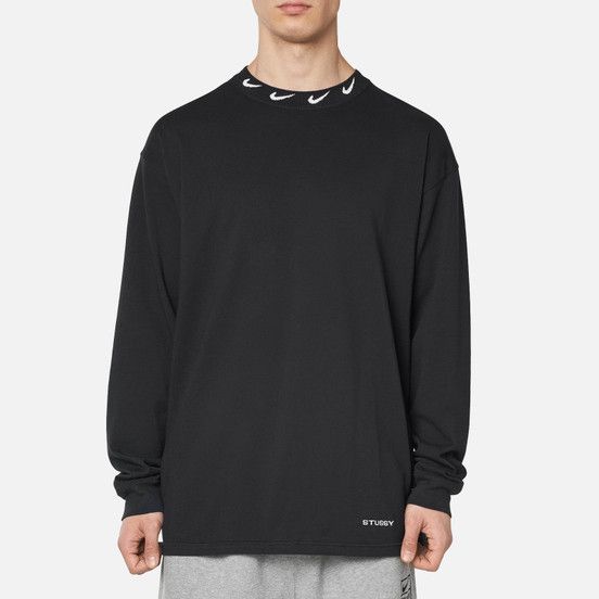 Nike Nike x Stussy NRG BR LS Knit Top Black | Grailed