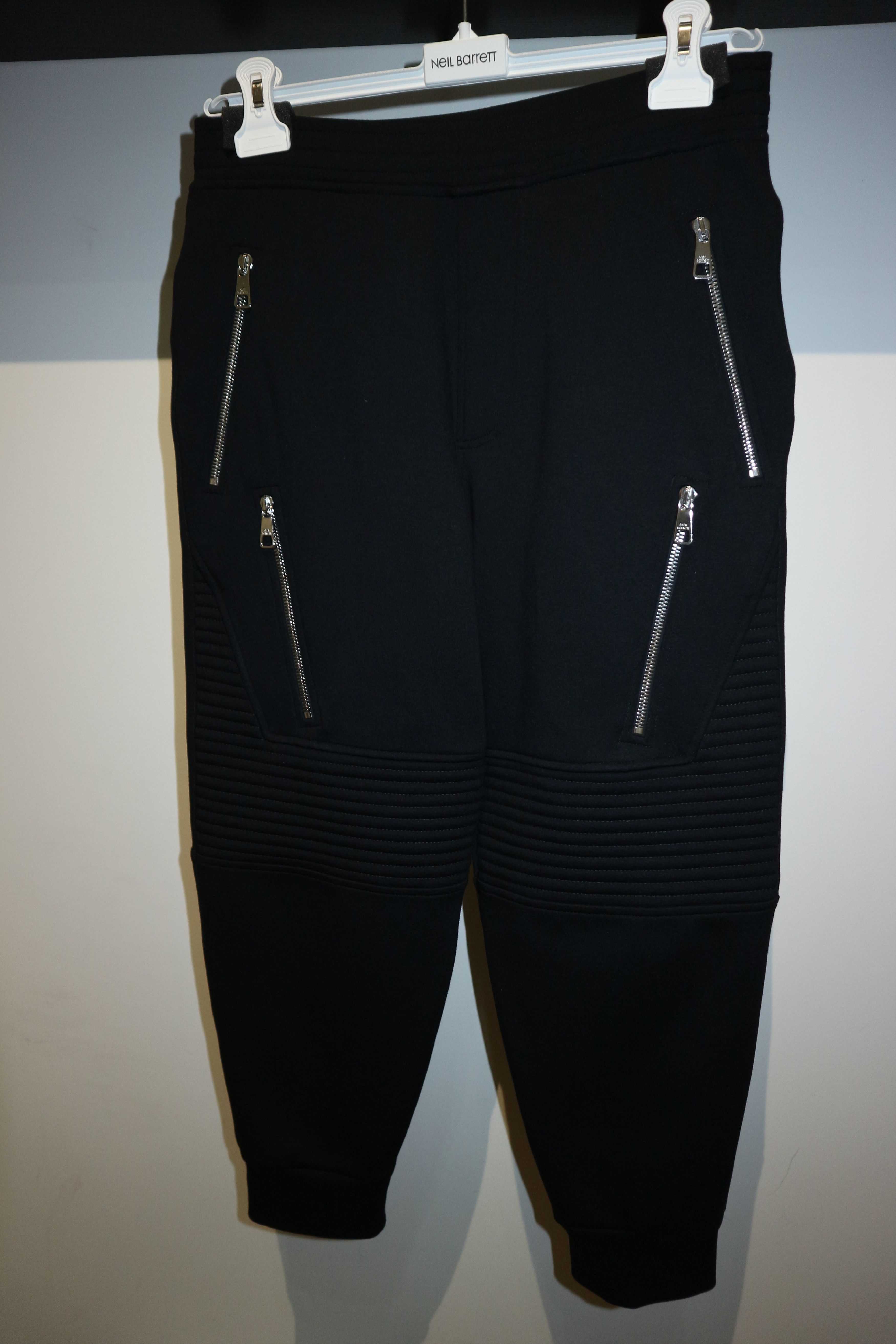 Neil Barrett biker zip sweatpants Size US 28 / EU 44 - 1 Thumbnail