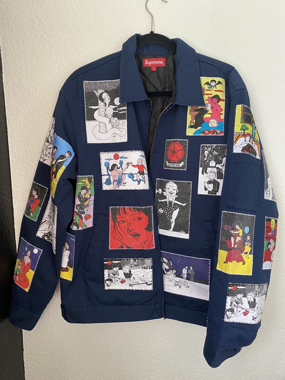 Supreme Toshio Saeki 佐伯俊男 workjacket新品未使用です