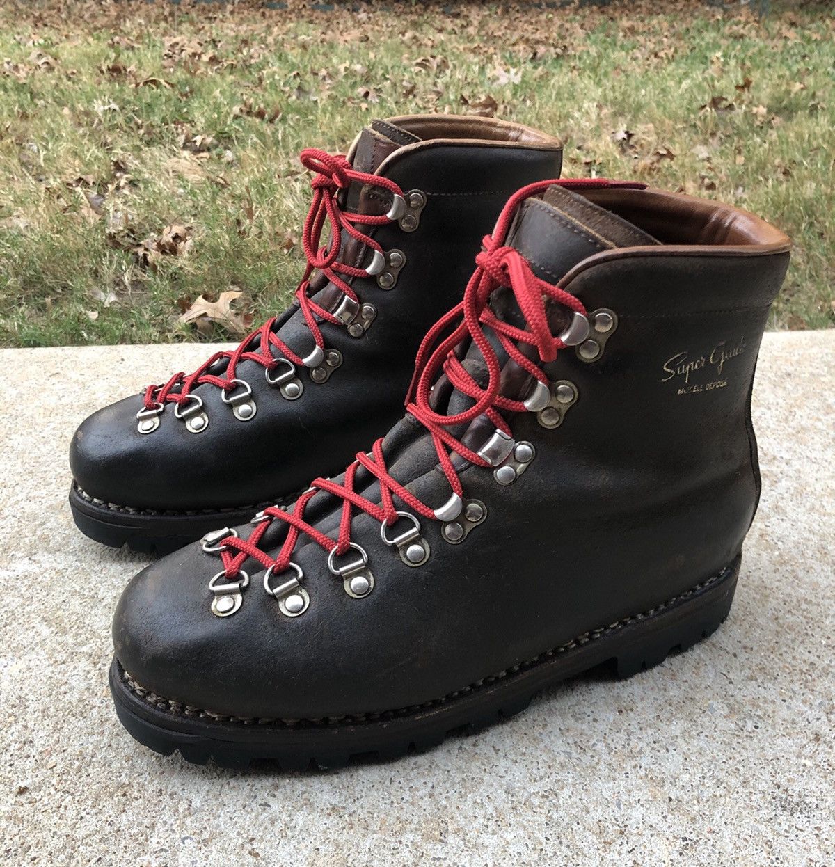 Paraboot Vintage 1970s Galibier Super Guide Leather Boots Grailed