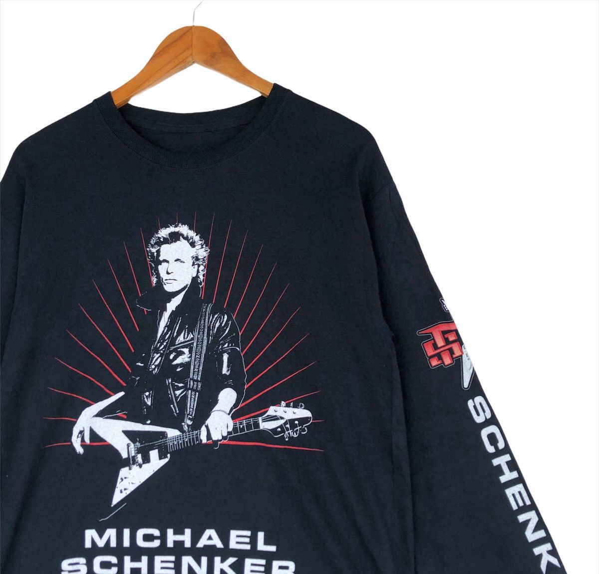 Band Tees Michael Schenker Longsleeve Guitar Hero Band T Shirt Size US M / EU 48-50 / 2 - 6 Thumbnail