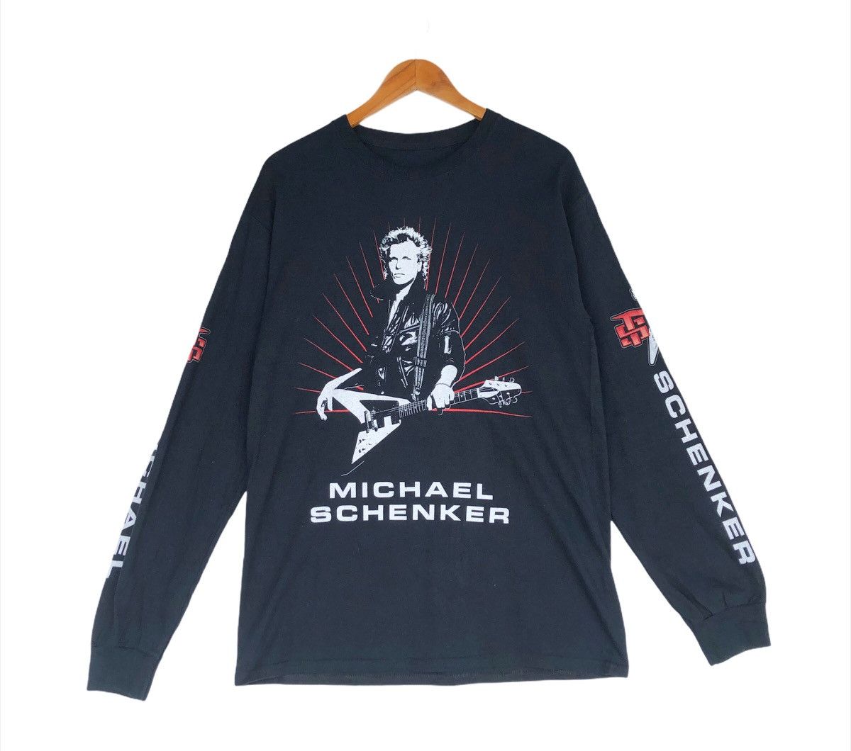 Band Tees Michael Schenker Longsleeve Guitar Hero Band T Shirt Size US M / EU 48-50 / 2 - 1 Thumbnail