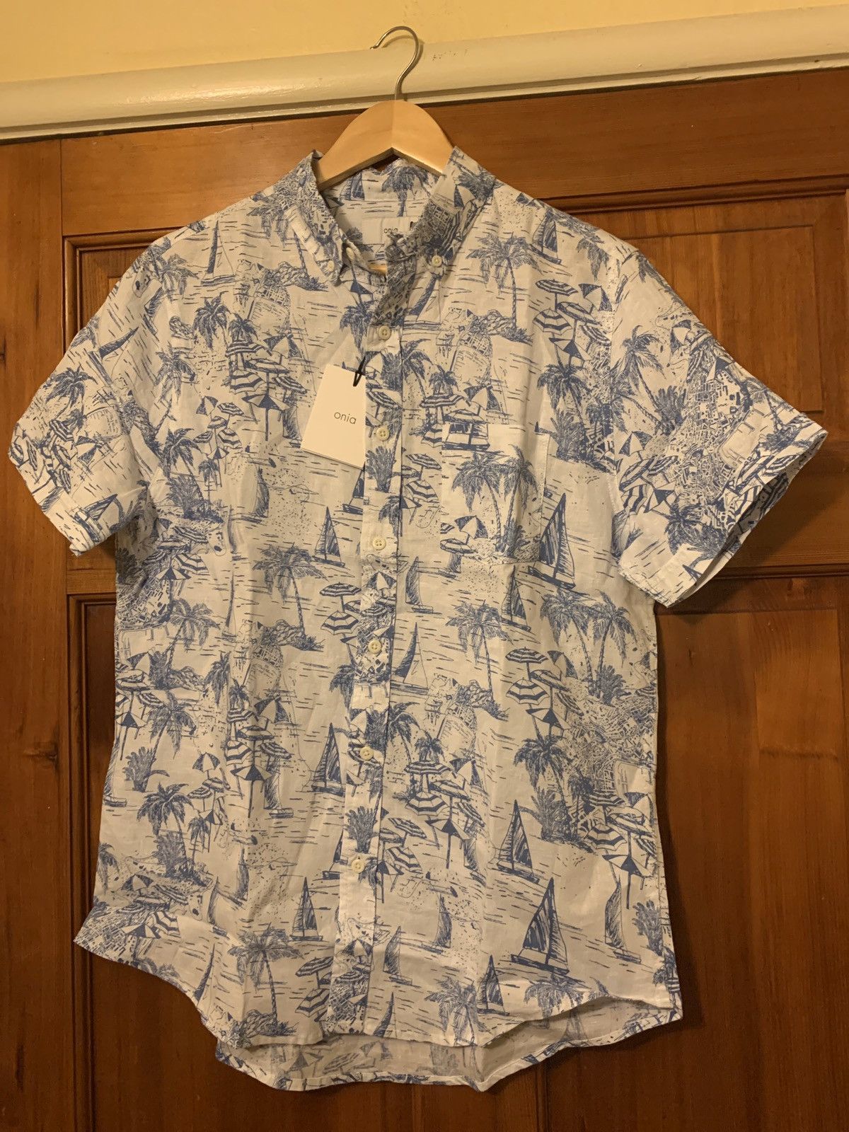 Onia *RARE* Brand New Onia Jack Monte Carlo Sail Button Shirt - M Size US M / EU 48-50 / 2 - 1 Thumbnail