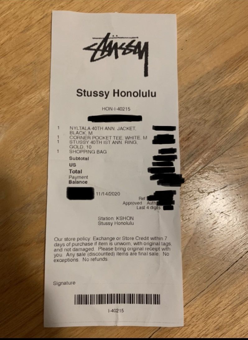 Stussy Stussy 40th Anniversary Ring Size 10 | Grailed
