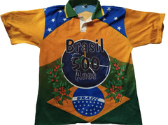 Ronaldo Vintage 90s Brazil Brasil Tribute Soccer Jersey Blue