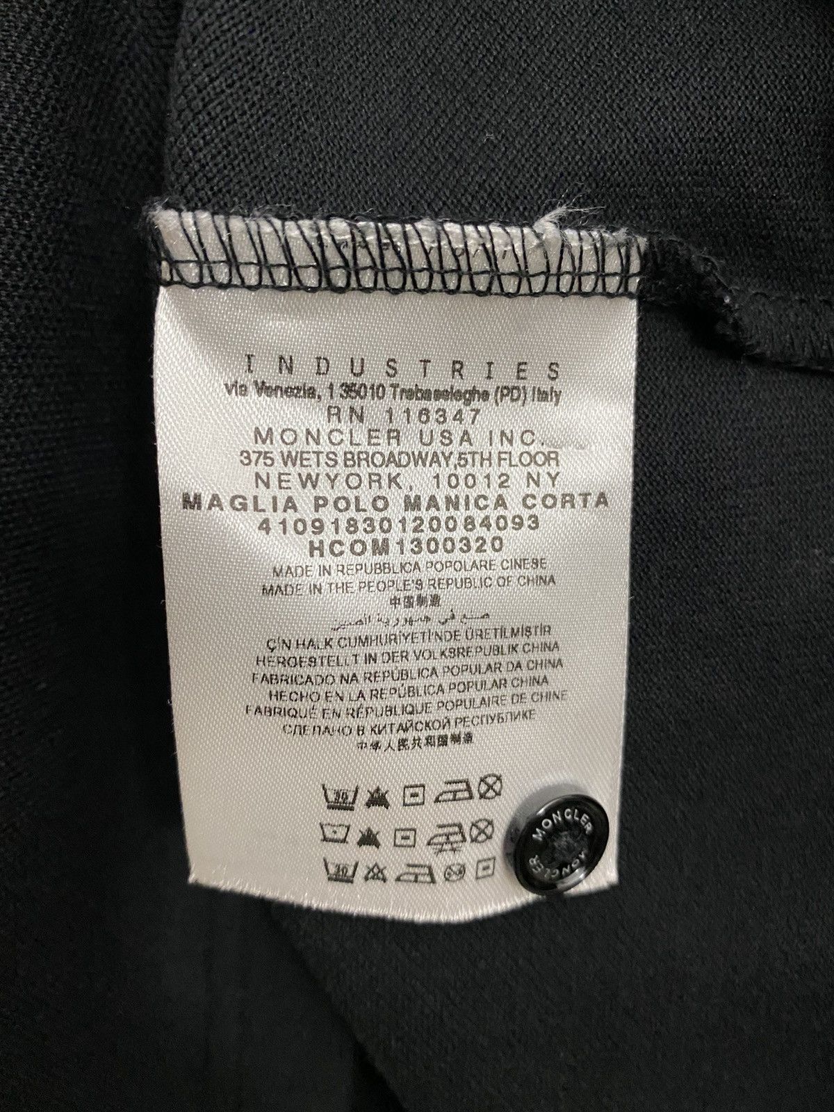 Moncler Moncler Tipped Polo Shirt - Large Size US M / EU 48-50 / 2 - 4 Thumbnail