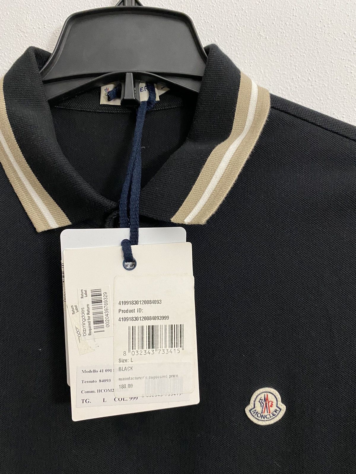 Moncler Moncler Tipped Polo Shirt - Large Size US M / EU 48-50 / 2 - 2 Thumbnail