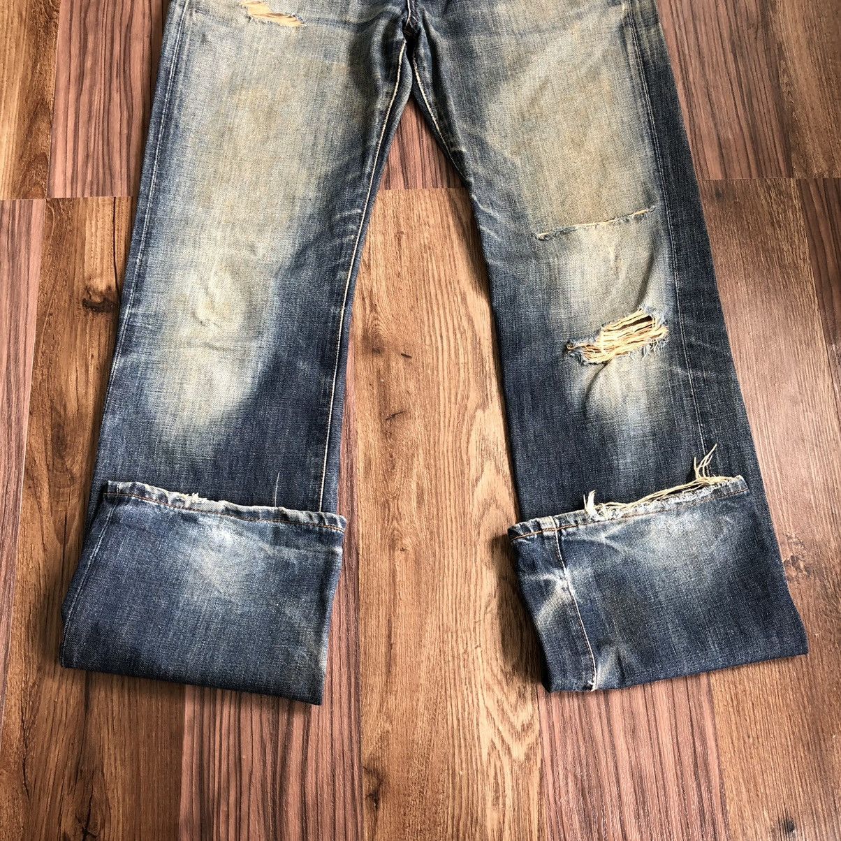 Edwin × Japanese Brand Edwin 503 Distreesed Denim Jeans Size US 32 / EU 48 - 4 Thumbnail