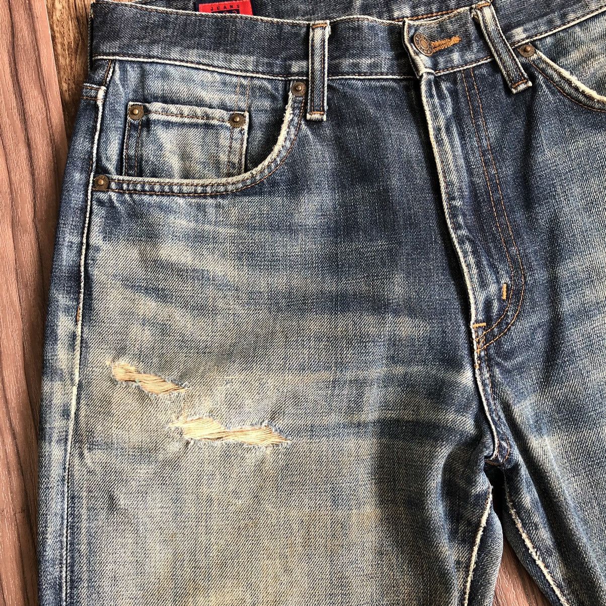 Edwin × Japanese Brand Edwin 503 Distreesed Denim Jeans Size US 32 / EU 48 - 3 Thumbnail