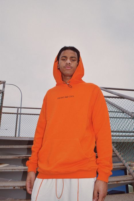 Orange streetwear 2025 hoodie